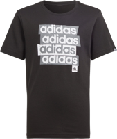 Picture of T-SHIRT A MANICA CORTA JUNIOR ADIDAS LIN REPEAT BLACK HR8144 