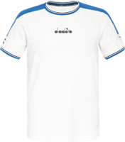 Immagine di T-SHIRT A MANICA CORTA DA TENNIS DA UOMO DIADORA ICON OPTICAL WHITE/DEJA VU BL - 102.179126 D0561