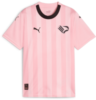 T-SHIRT A MANICA CORTA DA CALCIO JUNIOR PUMA HOME JERSEY REPLICA PEACH SMOOTHIE BLACK PA 774824 