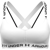 Picture of REGGISENO DA DONNA UNDER ARMOUR CROSSBACK LOWHITE 1361033 0100 