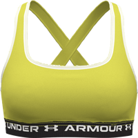 Immagine di REGGISENO DA DONNA UNDER ARMOUR CROSSBACK MID LIME YELLOW 1361034 0743