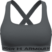 Immagine di REGGISENO DA DONNA UNDER ARMOUR CROSSBACK MID PITCH GRAY 1361034 0012 