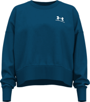 Picture of FELPA DA DONNA UNDER ARMOUR ESSENTIAL FLC OS CREVARSITY BLUE 1379475 0426