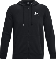 Picture of FELPA DA UOMO UNDER ARMOUR ESSENTIAL FZ HOOD BLACK 1373881 0001