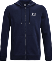 Picture of FELPA DA UOMO UNDER ARMOUR ESSENTIAL FZ HOOD MIDNIGHT NAVY 1373881 0410