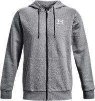 Picture of FELPA DA UOMO UNDER ARMOUR ESSENTIAL FZ HOOD PITCH GRAY MEDI 1373881 0012