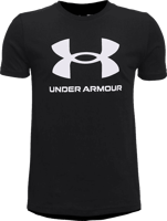 Immagine di T-SHIRT A MANICA CORTA JUNIOR UNDER ARMOUR SPORTSTYLE LOGO BLACK 1363282 0001