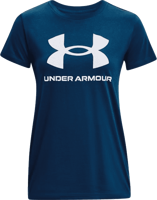 Immagine di T-SHIRT A MANICA CORTA DA DONNA UNDER ARMOUR LIVE SPORTSTYLE GRAPHIC SSC VARSITY BLUE 1356305 0426