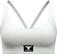 Picture of REGGISENO DA DONNA UNDER ARMOUR PROJECT ROCK ALL TRAIN CROSSBACK WHITE CLAY 1380181 0114