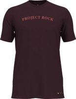 Immagine di T-SHIRT A MANICA CORTA DA UOMO UNDER ARMOUR PROJECT ROCK CREST HDARK MAROON 1379749 0600