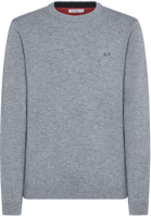 Immagine di MAGLIONE DA UOMO SUN68 ROUND SOLID COLOR GRIGIO CHIARO K43134 06