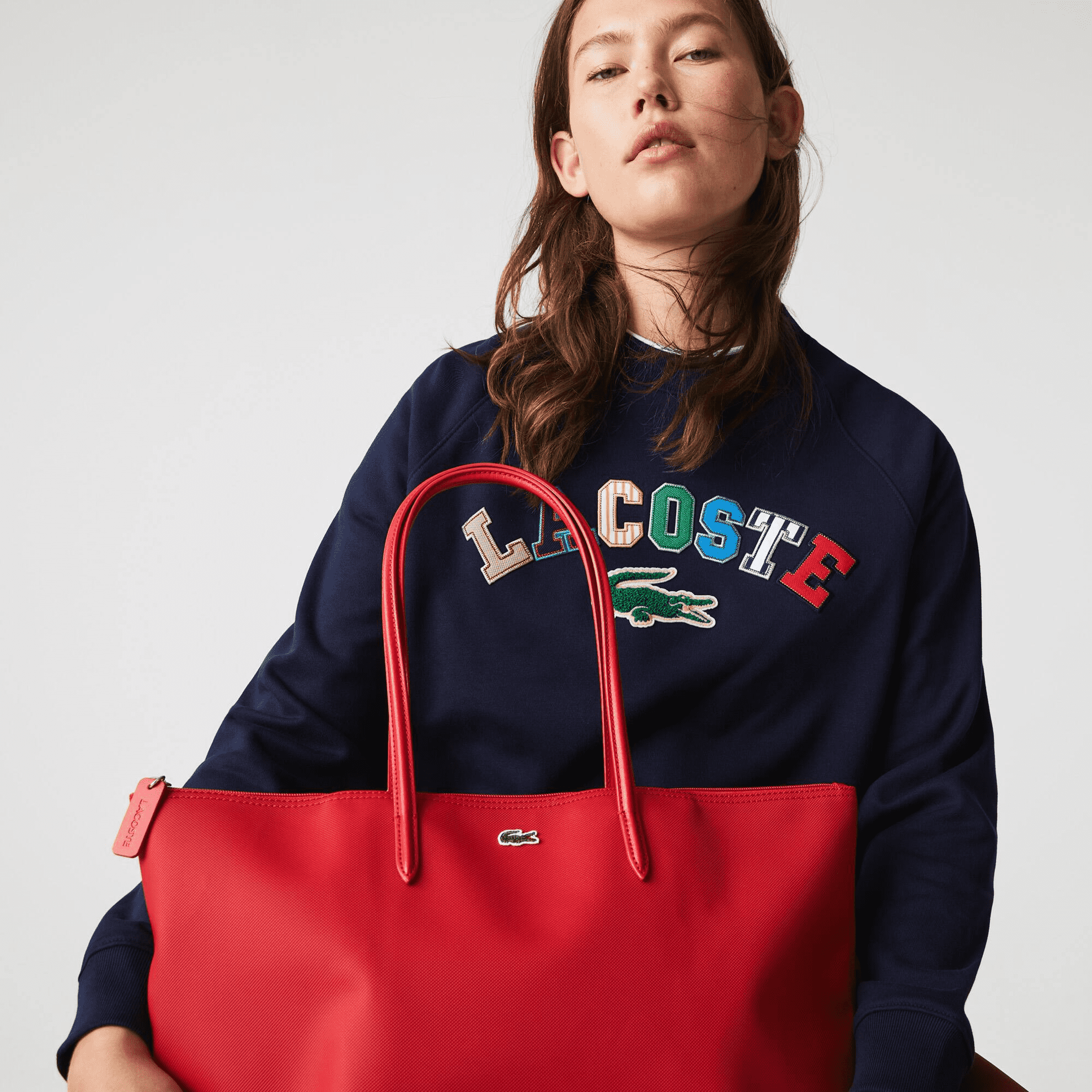 BORSA DA DONNA LACOSTE SHOPPING NF1888 883 Tecnica Sport