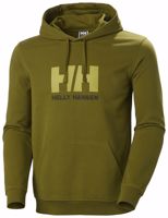 Picture of FELPA DA UOMO HELLY HANSEN HH LOGO OLIVE GREEN 33977 461