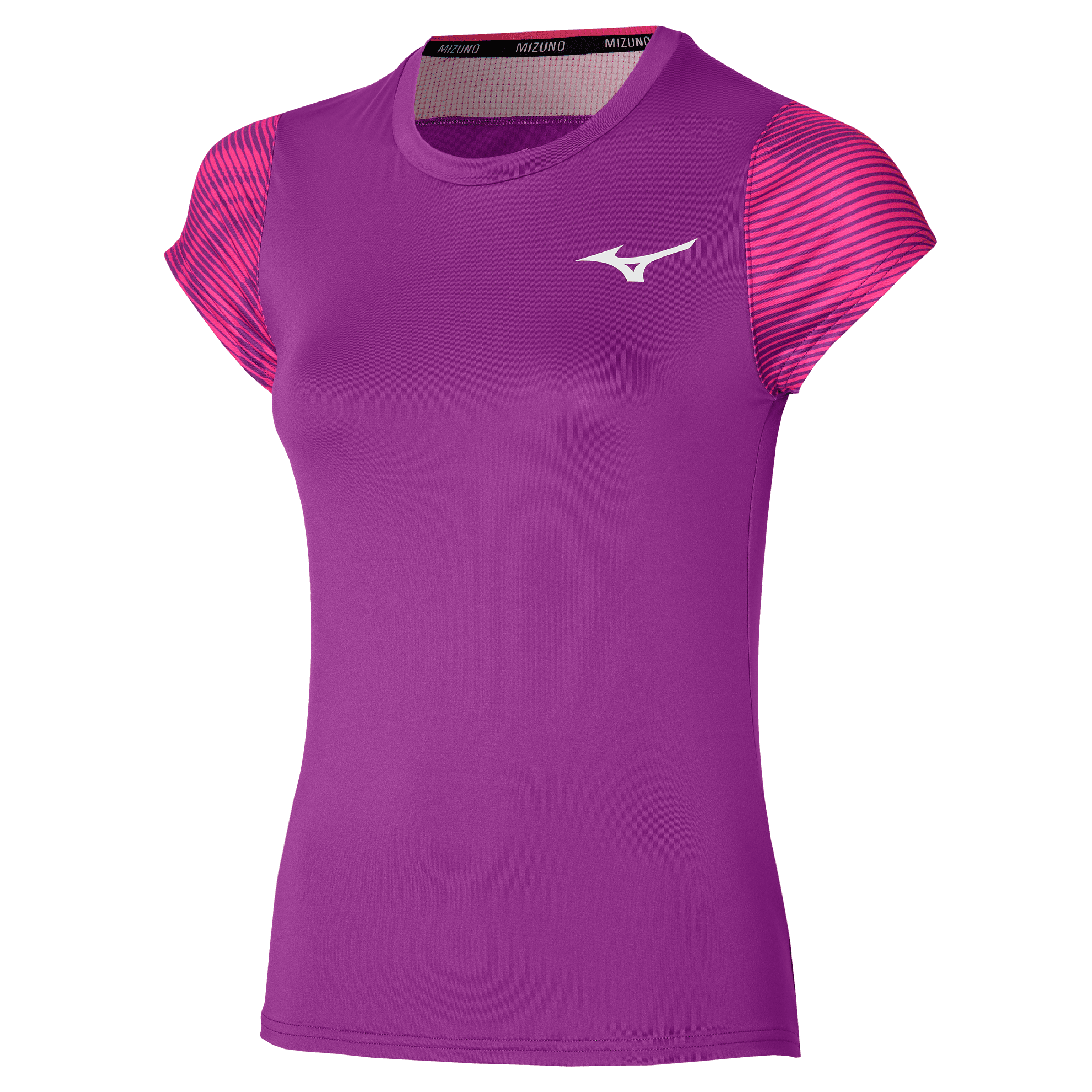 T-SHIRT A MANICA CORTA DA TENNIS DA DONNA MIZUNO CHARGE PRINTED - Main Image