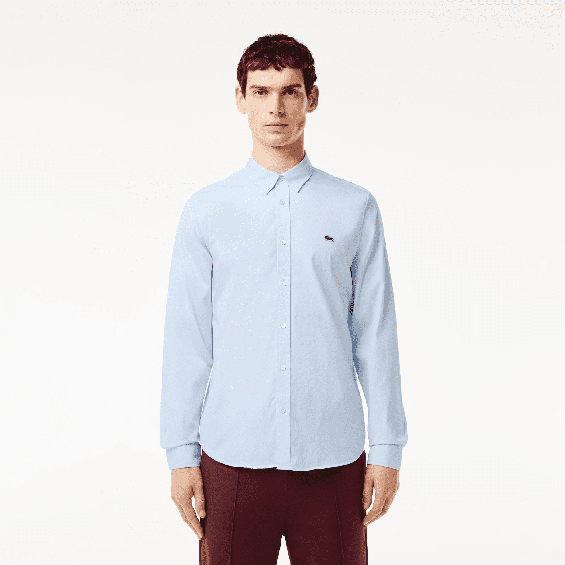 Tシャツ・カットソー LACOSTE SS25 CAMICIA CON LOGO (CH2933 HBP) CAMICIA DA UOMO LACOSTE CH2933 HBP - Tecnica Sport