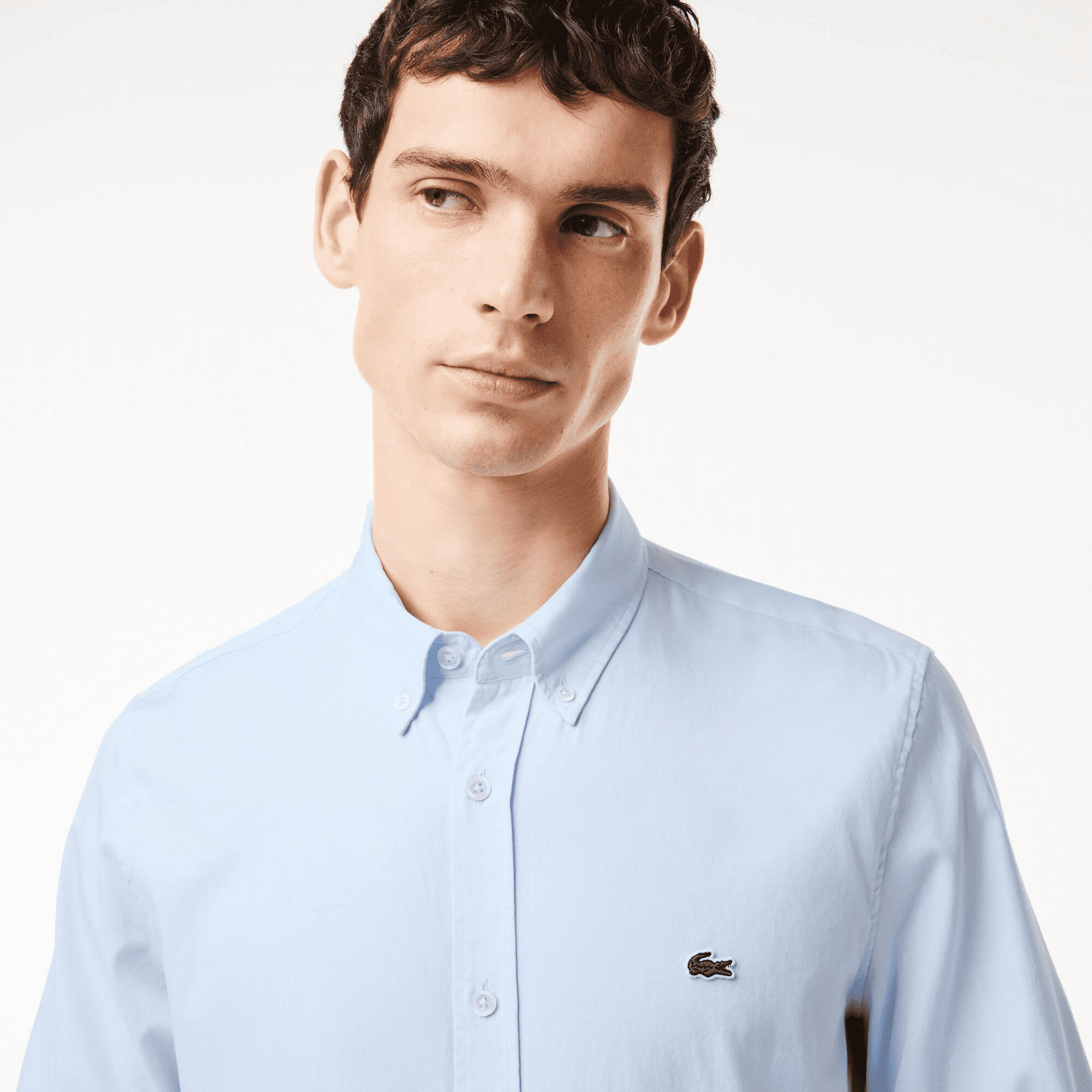 Tシャツ・カットソー LACOSTE SS25 CAMICIA CON LOGO (CH2933 HBP) LACOSTE CAMICIA UOMO REGULAR FIT art. CH2933 T01/HBP col