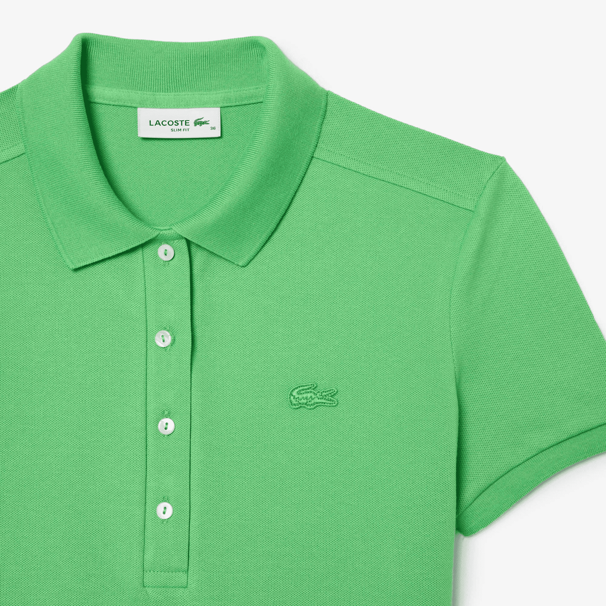 Tシャツ・カットソー LACOSTE Woman Polo Shirt Green PF5462 SIW Lacoste Women's PF5462 Polo Shirt, Color: Green, Size: S