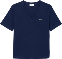 Picture of T-SHIRT A MANICA CORTA DA DONNA LACOSTE TF7300 166