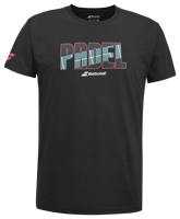 Picture of T-SHIRT A MANICA CORTA DA PADEL DA UOMO BABOLAT COTTON  6MS24441 2000