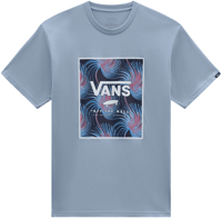 Picture of T-SHIRT A MANICA CORTA DA UOMO VANS MN CLASSIC PRINT BOX DUSTY BLUE/WHITE VN0A5E7Y CZI