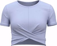 Picture of T-SHIRT A MANICA CORTA DA DONNA UNDER ARMOUR MOTION CROSSOVER CROP CELESTE 1383647 539