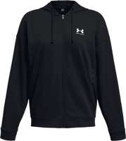 Immagine di FELPA DA DONNA UNDER ARMOUR RIVAL TERRY OS FZ HOODED BLACK 1386043 001