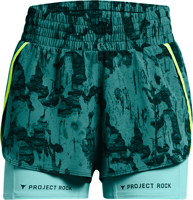 Immagine di SHORT DA DONNA UNDER ARMOUR PJT RCK LEG DAY FLEX ST PT COASTAL TEAL 1384202 722