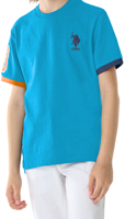 Picture of T-SHIRT A MANICA CORTA JUNIOR US POLO PALM 49351 CAAD 67369 330