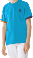 Immagine di T-SHIRT A MANICA CORTA JUNIOR US POLO PALM 49351 CAAD 67369 330