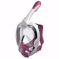 Immagine di MASCHERA GRANFACCIALE SEAC MAGICA S/M SLT/PI BIANCO/ROSA 170-10WP/S