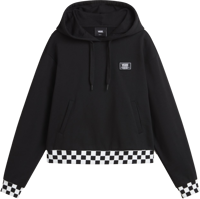 Picture of FELPA DA DONNA VANS BOOM BOOM CHECK CROP II VN000GJ2 BLK