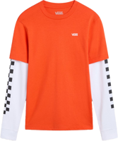 Picture of T-SHIRT A MANICA LUNGA JUNIOR VANS LONG CHECK TWOFER VN0A49OY D40