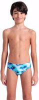 Immagine di COSTUME DA NUOTO JUNIOR ARENA  LOGO GRAPHIC SWIBRIEFS BLU 008174 880