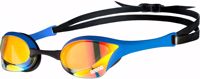 Immagine di OCCHIALINO DA NUOTO UNISEX ARENA COBRA ULTRA SWIPE MR YELLOCOPPER-BLUE  002507 370