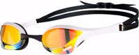 Immagine di OCCHIALINO DA NUOTO UNISEX ARENA COBRA ULTRA SWIPE MR YELLOCOPPER-WHITE 002507 310