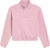 Picture of FELPA DA DONNA DIADORA 1/2 ZIP ATH LOGO PINK NECTAR 502.180999 50204