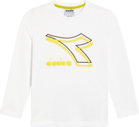 Immagine di T-SHIRT A MANICA LUNGA JUNIOR DIADORA LOGO OPTICAL WHITE 102.181439 20002