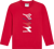 Picture of T-SHIRT A MANICA LUNGA JUNIOR DIADORA LOGO RED SALSA 102.181439 45080