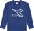 Picture of T-SHIRT A MANICA LUNGA JUNIOR DIADORA LOGO SALTIRE NAVY 102.181439 60024
