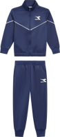 Immagine di TUTA JUNIOR DIADORA FZ LOGO SALTIRE NAVY 102.180957 60024