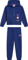 Immagine di TUTA JUNIOR DIADORA HD FZ LOGO SALTIRE NAVY 102.180962 60024