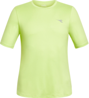 Immagine di T-SHIRT A MANICA CORTA DA RUNNING DA UOMO DIADORA TECH RUN CREW SHADOW LIME 102.180754 70329