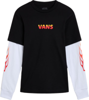 Immagine di T-SHIRT A MANICA LUNGA JUNIOR VANS B FLAME VN000K9C BLK