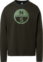 Picture of T-SHIRT A MANICA LUNGA DA UOMO NORTH SAILS GRAPHIC FOREST GRE 692850 0440