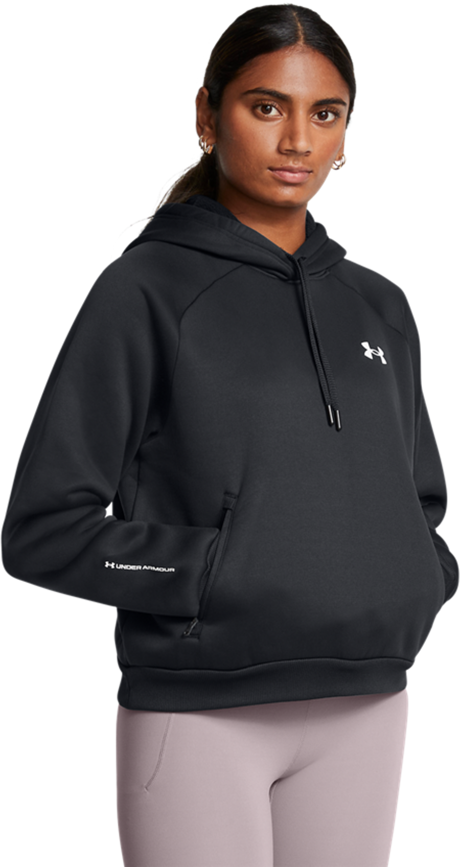 FELPA DA DONNA UNDER ARMOUR ARMOUR FLC PRO HDY 1386504 001 Tecnica Sport