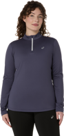 Picture of T-SHIRT A MANICA LUNGA DA RUNNING DA DONNA ASICS CORE LS 1/2 ZIP INTER TOP 2012D294 500