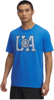 Picture of T-SHIRT A MANICA CORTA DA UOMO UNDER ARMOUR COLLEGE CREST LOGO SS 6005611 402