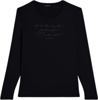 Picture of T-SHIRT A MANICA LUNGA DA DONNA FREDDY F25WSLT5 N