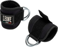 Picture of CAVIGLIERE CON GANCIO LEONE ANKLE STRAPS AC805 01 NERO