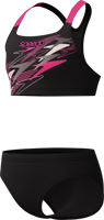 Immagine di COSTUME DA NUOTO JUNIOR SPEEDO MEDLEY LOGO RACERBACK BIKINI SET 8-004414 002
